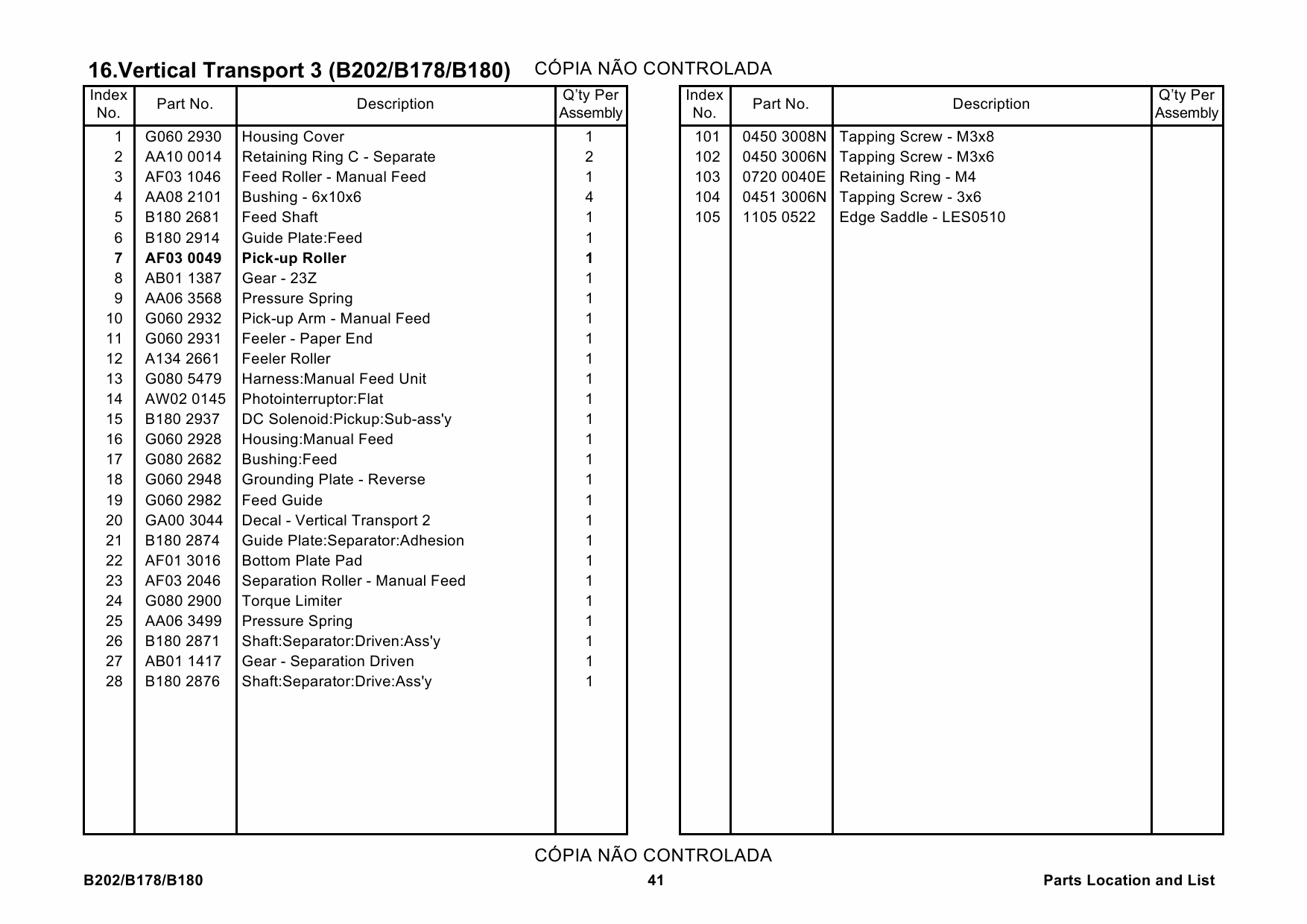 RICOH Aficio 3228C 3235 3245 B202 B178 B180 Parts Catalog-4